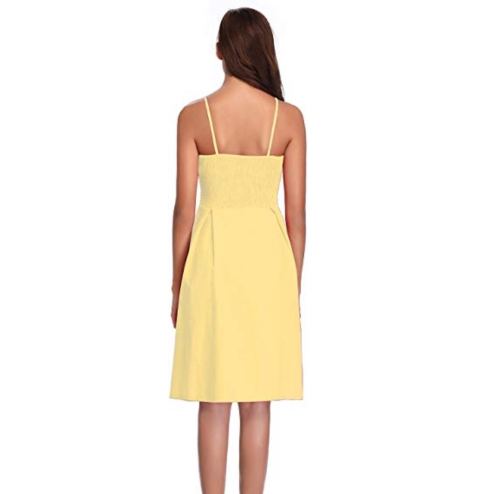 Magic Dancer Bow Tie Knot Knee Length Sunny Dress - Picture 3 of 5
